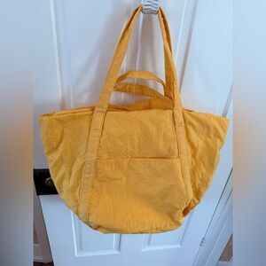 BAGGU Travel Cloud Tote NWT in Marigold